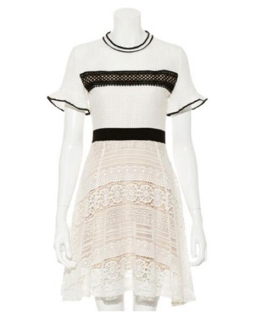 オリジナルパネルレースワンピースsnidelリボンバックシャン白 < ブランド オリジナルパネルレースワンピースsnidelリボンバックシャン白 < ブランドの