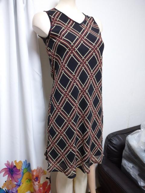 レトロ柄 ワンピース < 女性ファッション  レトロ柄 ワンピース  < 女性ファッションの