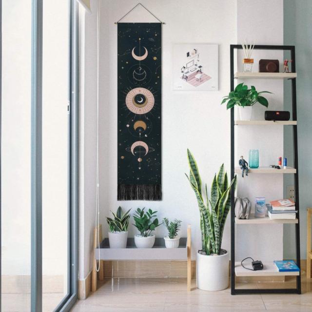 新品 月 布 タペストリー インテリア 壁飾り オブジェ 置物 絵 < インテリア/ライフ  新品 月 布 タペストリー インテリア 壁飾り オブジェ 置物 絵 < インテリア/ライフの