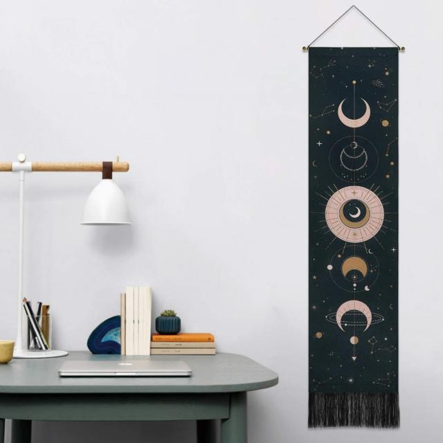 新品 月 布 タペストリー インテリア 壁飾り オブジェ 置物 絵 < インテリア/ライフ  新品 月 布 タペストリー インテリア 壁飾り オブジェ 置物 絵 < インテリア/ライフの