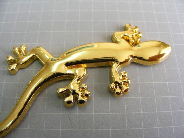 ● Gecko ゲッコーヤモリ!GOLD メタル製 エンブレムSサイズ ● < 自動車/バイク ● Gecko ゲッコーヤモリ!GOLD メタル製 エンブレムSサイズ ● < 自動車/バイク