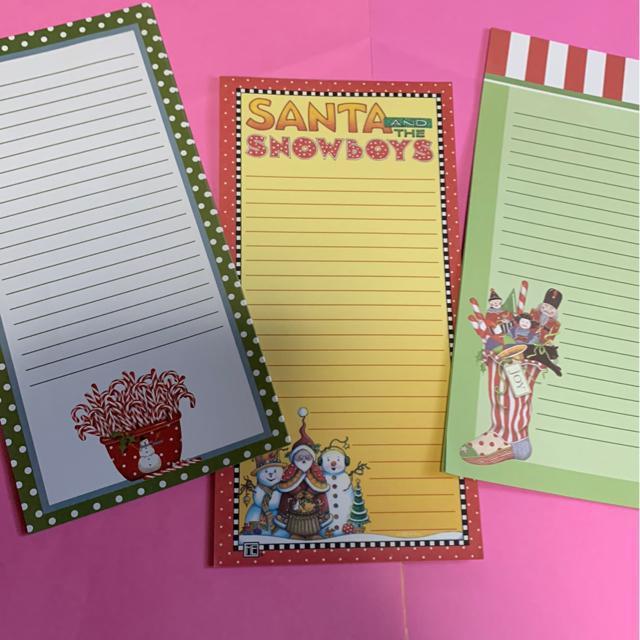 海外クリスマス便せん メモ帳 < インテリア/ライフ  海外クリスマス便せん メモ帳  < インテリア/ライフの