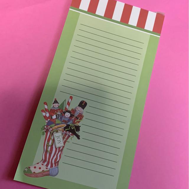 海外クリスマス便せん メモ帳 < インテリア/ライフ  海外クリスマス便せん メモ帳 < インテリア/ライフの