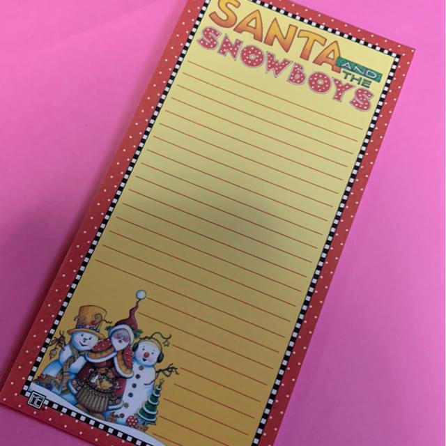 海外クリスマス便せん メモ帳 < インテリア/ライフ  海外クリスマス便せん メモ帳 < インテリア/ライフの