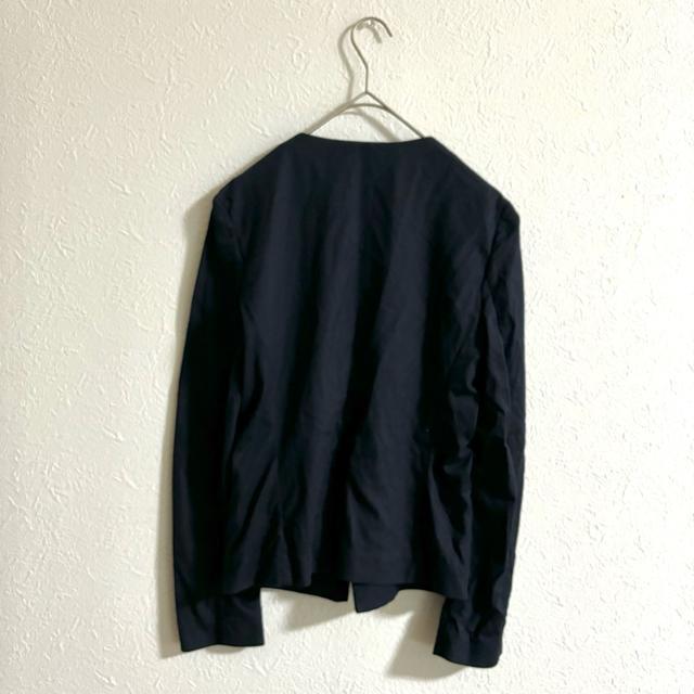イネド INED スーツジャケット ノーカラージャケット レディース 濃紺 < ブランド イネド INED スーツジャケット ノーカラージャケット レディース 濃紺 < ブランドの