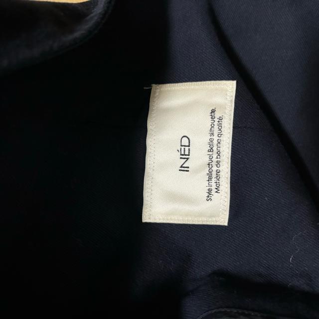 イネド INED スーツジャケット ノーカラージャケット レディース 濃紺 < ブランド イネド INED スーツジャケット ノーカラージャケット レディース 濃紺 < ブランドの