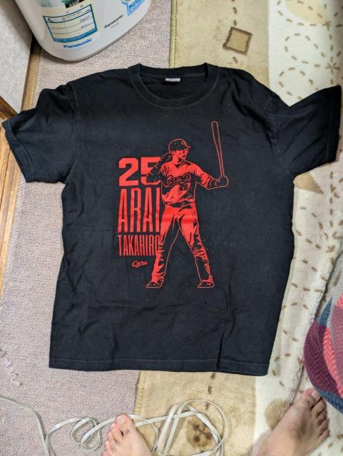 ☆広島東洋カープ 新井貴浩 引退記念Tシャツ ?サイズL☆ < レジャー/スポーツ ☆広島東洋カープ 新井貴浩 引退記念Tシャツ ?サイズL☆ < レジャー/スポーツの