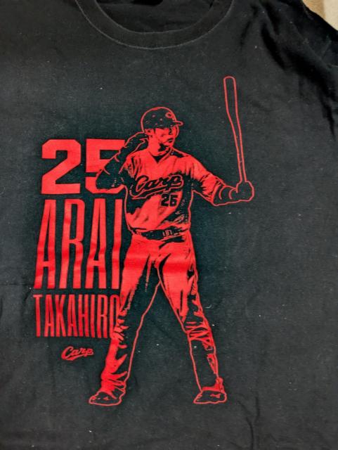 ☆広島東洋カープ 新井貴浩 引退記念Tシャツ ?サイズL☆ < レジャー/スポーツ ☆広島東洋カープ 新井貴浩 引退記念Tシャツ ?サイズL☆ < レジャー/スポーツの