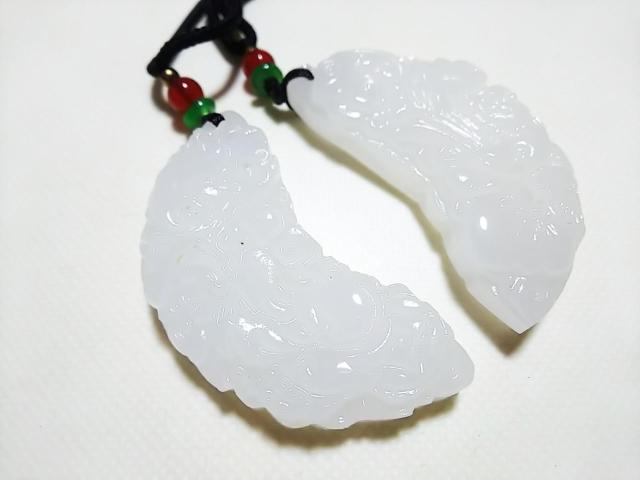 天然石★ミャンマー翡翠 (鳳凰&青龍)ペア ペンダント < 女性アクセサリー/時計 天然石★ミャンマー翡翠 (鳳凰&青龍)ペア ペンダント < 女性アクセサリー/時計の