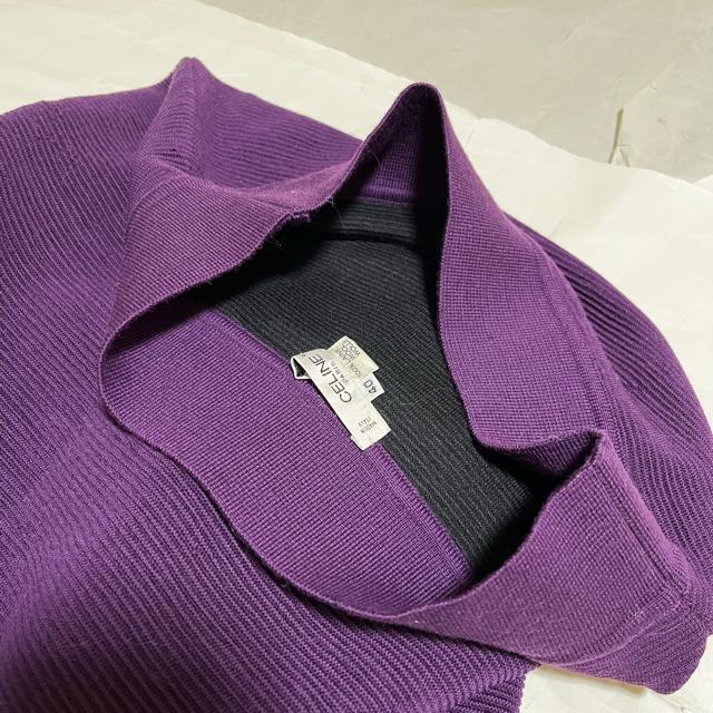 【ヴィンテージ】【CELINE】 ウール / ひざ丈 タイトスカート / 40 紫 < ブランド 【ヴィンテージ】【CELINE】 ウール / ひざ丈 タイトスカート / 40 紫 < ブランドの