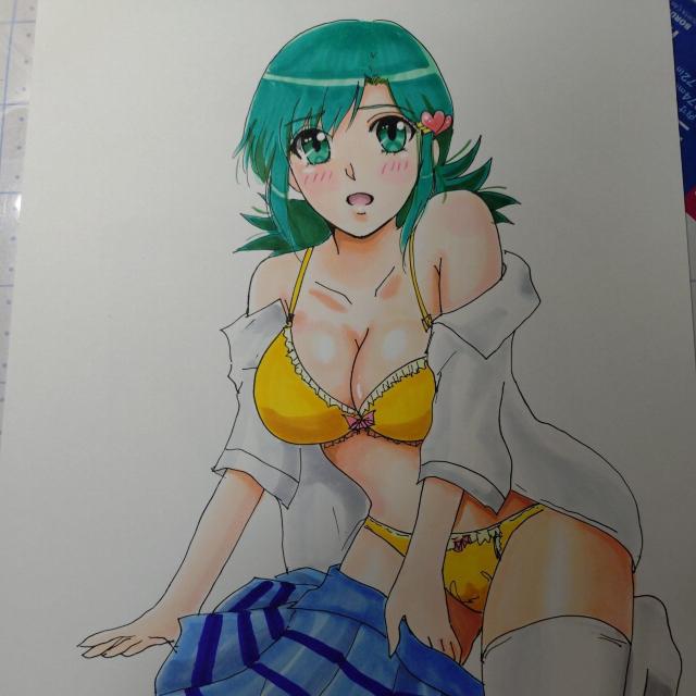 自作イラスト スーパーリアル麻雀 ひな子 制服 < アニメ/コミック/キャラクター 自作イラスト スーパーリアル麻雀 ひな子 制服 < アニメ/コミック/キャラクターの