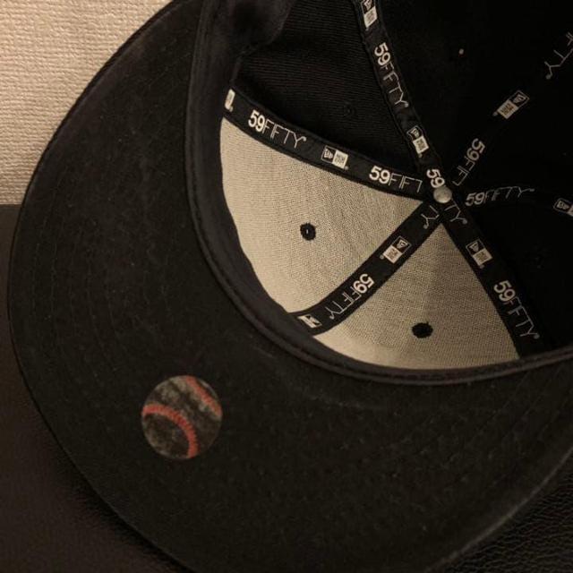 NEWERA �j���[�G�� �L���b�v 7 5/8 60.6cm �u���b�N �� �j���t�@�b�V������ 