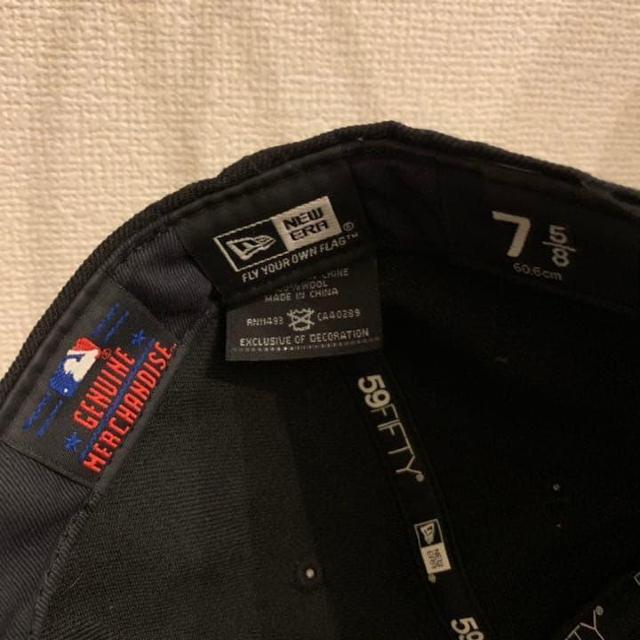 NEWERA �j���[�G�� �L���b�v 7 5/8 60.6cm �u���b�N �� �j���t�@�b�V������ 