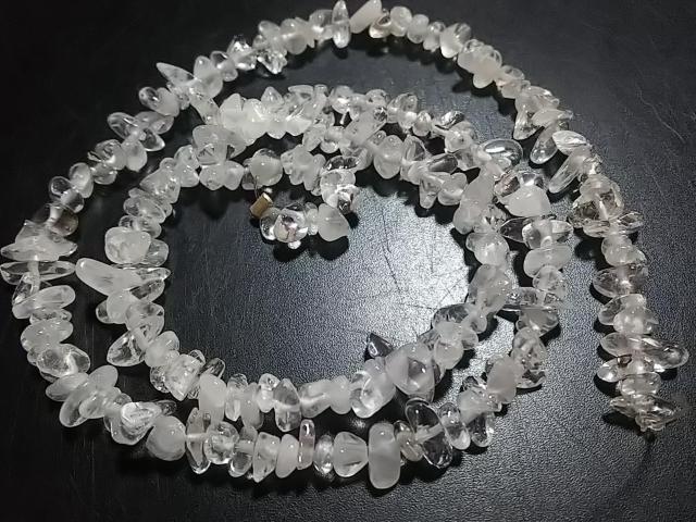 天然石★水晶 さざれ 小 1連 < 女性アクセサリー/時計 天然石★水晶 さざれ 小 1連 < 女性アクセサリー/時計の