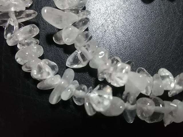 天然石★水晶 さざれ 小 1連 < 女性アクセサリー/時計 天然石★水晶 さざれ 小 1連 < 女性アクセサリー/時計の