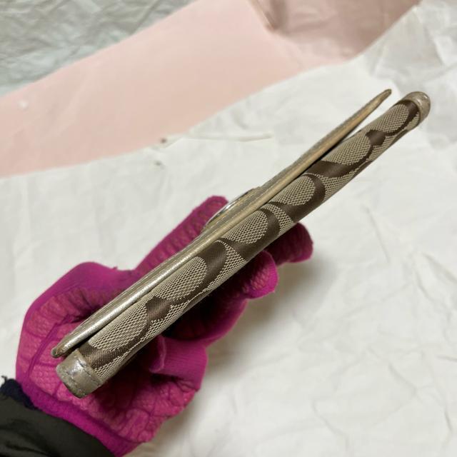 �y��ԁzCOACH �R�[�` �����z �V�O�l�`���[ �V�����p���S�[���h ���S �� �u�����h�� 