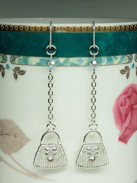 鞄のチャームクリスタルストーン&サファイアスワロ樹脂フック☆ < 女性アクセサリー/時計  鞄のチャームクリスタルストーン&サファイアスワロ樹脂フック☆ < 女性アクセサリー/時計の