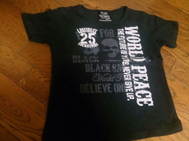 130 FLAG STONE ドクロ 黒 美品 < キッズ/ベビー  130 FLAG STONE ドクロ 黒 美品  < キッズ/ベビーの