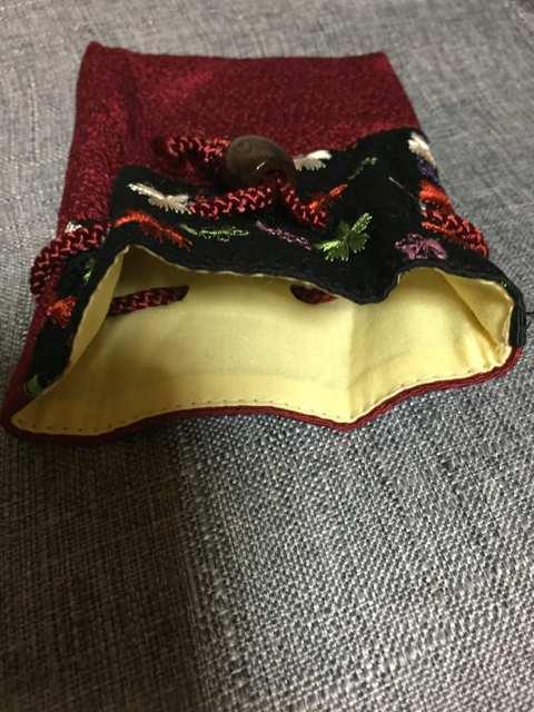 和小物 着物地 ミニ巾着 小物入れ < 女性ファッション  和小物 着物地 ミニ巾着 小物入れ < 女性ファッションの