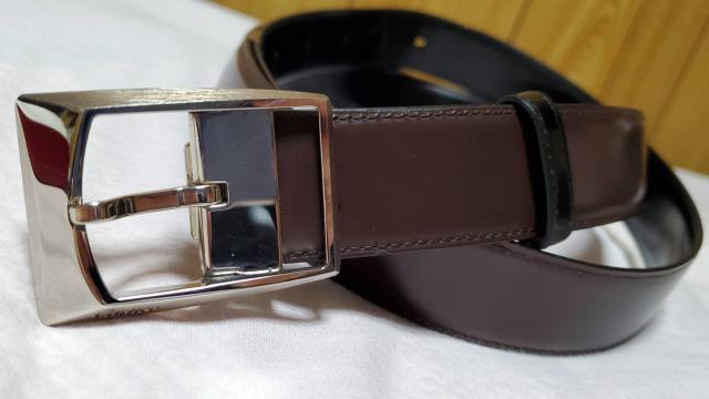 正規 カルティエ タンク アシンメトリースクエアDバックル リバーシブルベルト 黒×茶 調節可 < ブランド 正規 カルティエ タンク アシンメトリースクエアDバックル リバーシブルベルト 黒×茶 調節可 < ブランドの