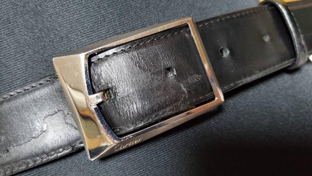 正規 カルティエ タンク アシンメトリースクエアDバックル リバーシブルベルト 黒×茶 調節可 < ブランド 正規 カルティエ タンク アシンメトリースクエアDバックル リバーシブルベルト 黒×茶 調節可 < ブランドの