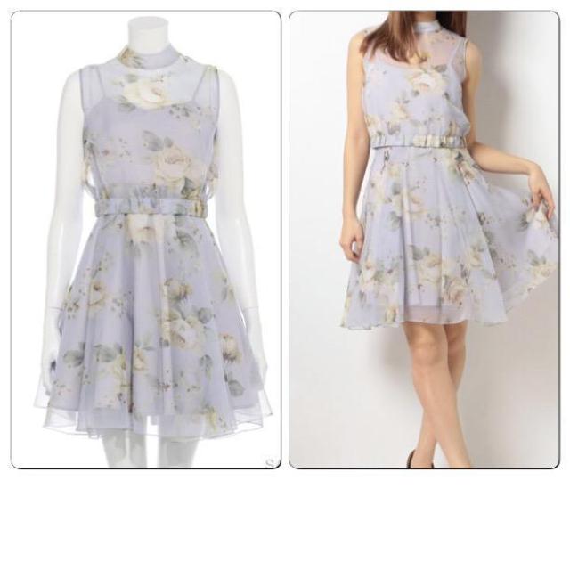 Snidel スナイデル ローズオーガンジーワンピース < ブランド Snidel スナイデル ローズオーガンジーワンピース < ブランドの