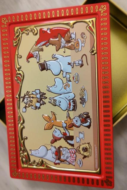 ムーミン チョコレート空き缶 缶 < アニメ/コミック/キャラクター  ムーミン チョコレート空き缶 缶 < アニメ/コミック/キャラクターの