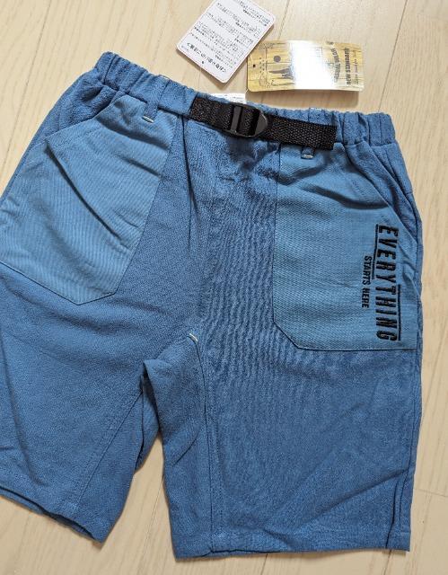 120★FUNNY STORY★バックルベルトつきハーフパンツ★新品★送料無料 < キッズ/ベビー  120★FUNNY STORY★バックルベルトつきハーフパンツ★新品★送料無料 < キッズ/ベビーの