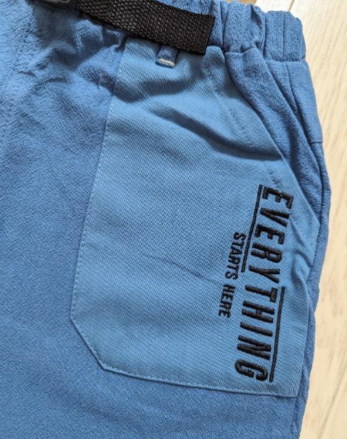 120★FUNNY STORY★バックルベルトつきハーフパンツ★新品★送料無料 < キッズ/ベビー  120★FUNNY STORY★バックルベルトつきハーフパンツ★新品★送料無料 < キッズ/ベビーの