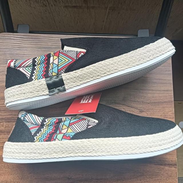 新品 26cm メンズ スリッポン ブラック 靴 男女兼用 カジュアル シューズ < 男性ファッション  新品 26cm メンズ スリッポン ブラック 靴 男女兼用 カジュアル シューズ < 男性ファッションの