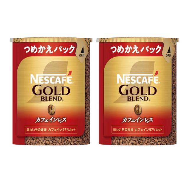 ネスカフェ ゴールドブレンド カフェインレス 60杯分 エコ&システムパック 60g×2 優しい飲み心地の深いコク 即溶性 < グルメ/ドリンク ネスカフェ ゴールドブレンド カフェインレス 60杯分 エコ&システムパック 60g×2 優しい飲み心地の深いコク 即溶性 < グルメ/ドリンクの