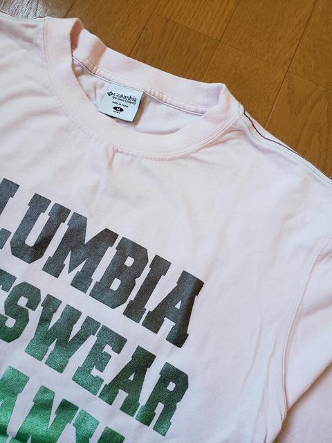 ☆新品同様☆コロンビア☆薄ピンク半袖Tシャツ☆M < ブランド  ☆新品同様☆コロンビア☆薄ピンク半袖Tシャツ☆M < ブランドの