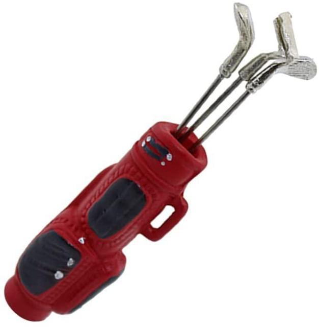 ミニチュア★ゴルフバッグ★レッド★赤★ドールハウスに★ < おもちゃ  ミニチュア★ゴルフバッグ★レッド★赤★ドールハウスに★ < おもちゃの