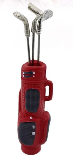 ミニチュア★ゴルフバッグ★レッド★赤★ドールハウスに★ < おもちゃ  ミニチュア★ゴルフバッグ★レッド★赤★ドールハウスに★ < おもちゃの