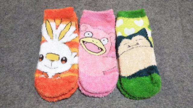 ポケモン もこもこ靴下3足セット < アニメ/コミック/キャラクター ポケモン もこもこ靴下3足セット < アニメ/コミック/キャラクターの