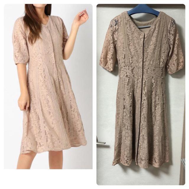 ミッシュマッシュ 前ボタンレースワンピース < ブランド  ミッシュマッシュ 前ボタンレースワンピース  < ブランドの
