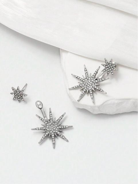 2weyスターモチーフピアス【新品未使用】シルバー●ビジューピアス 星●ブライダル 結婚式 ウェディング < 女性アクセサリー/時計 2weyスターモチーフピアス【新品未使用】シルバー●ビジューピアス 星●ブライダル 結婚式 ウェディング < 女性アクセサリー/時計の