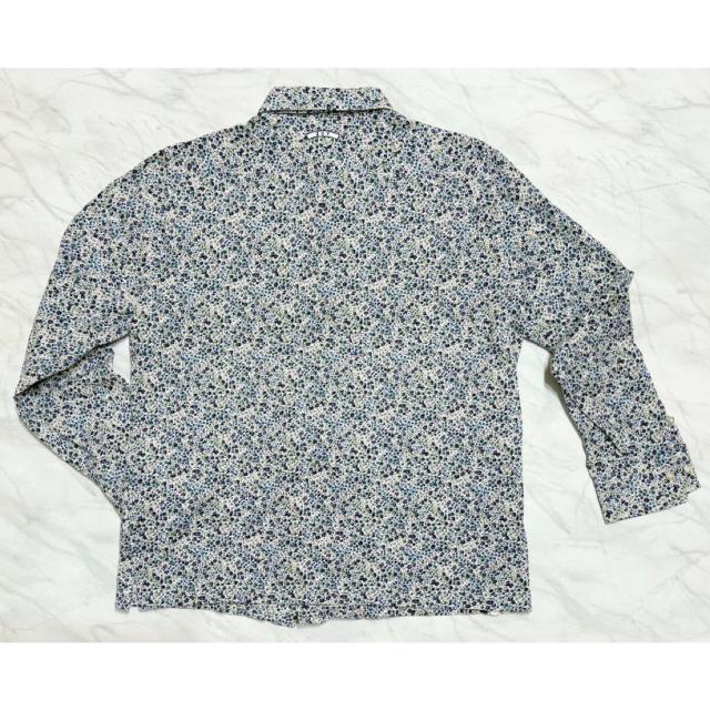 ゾーイZOY メンズリバティープリント長袖シャツ#2ブル < レジャー/スポーツ ゾーイZOY メンズリバティープリント長袖シャツ#2ブル < レジャー/スポーツの