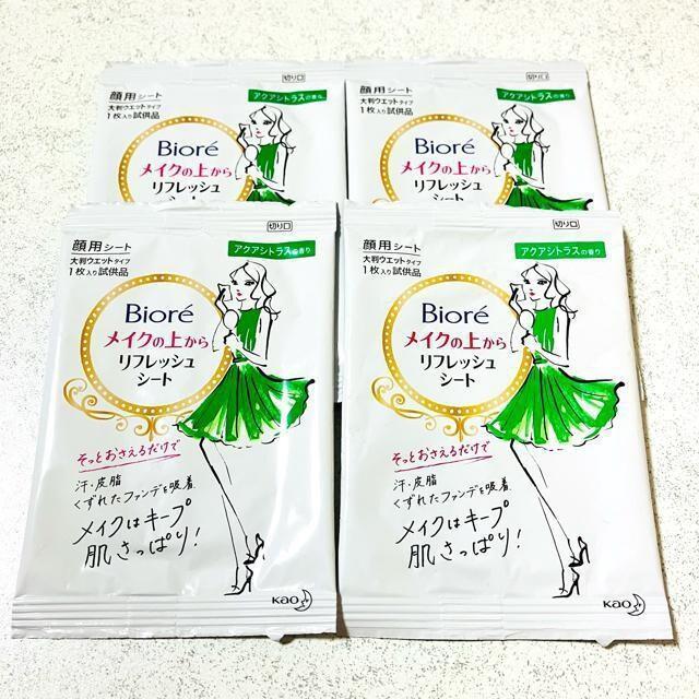 �r�I�������C�N�̏ォ�烊�t���b�V���V�[�g 4�������Ԃ�Ƃ莆 �ԉ� �T���v��