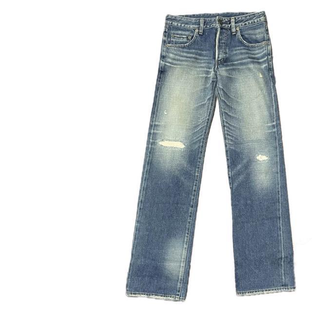 STUNNING LURE ダメージ加工 ストレート デニム パンツ < ブランド STUNNING LURE ダメージ加工 ストレート デニム パンツ < ブランドの