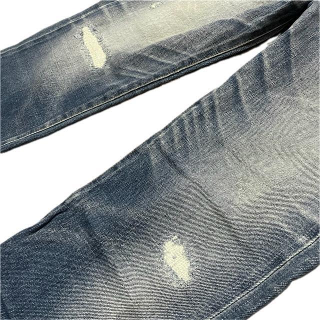 STUNNING LURE ダメージ加工 ストレート デニム パンツ < ブランド STUNNING LURE ダメージ加工 ストレート デニム パンツ < ブランドの