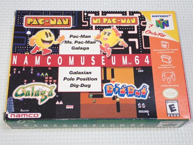 N64★NAMCO MUSEUM 64 海外版 北米版 端子清掃済 < ゲーム本体/ソフト  N64★NAMCO MUSEUM 64 海外版 北米版 端子清掃済  < ゲーム本体/ソフトの
