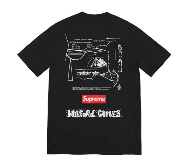 Supreme Milford Graves Tee Black  uh 