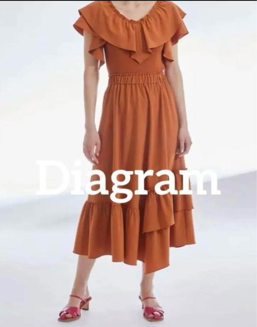 ダイアグラムDiagram グレースコンチネンタル ワンピース 煉瓦色 36 < ブランド ダイアグラムDiagram グレースコンチネンタル ワンピース 煉瓦色 36 < ブランドの