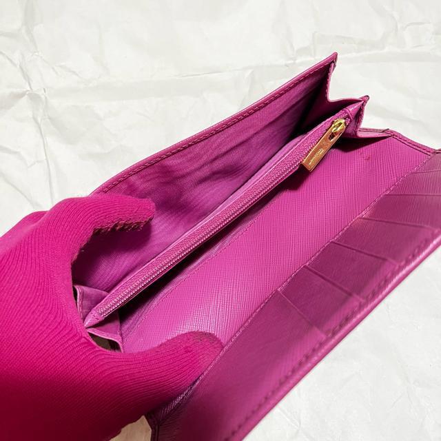 【サルヴァトーレ・フェラガモ】【ヴァラ】 レザー / 長財布 / ピンク < ブランド 【サルヴァトーレ・フェラガモ】【ヴァラ】 レザー / 長財布 / ピンク < ブランドの