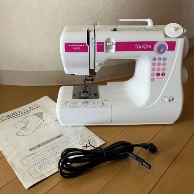 ジャノメ コンパクト電動ミシン本体 N-405 ロックカッター内蔵 ミシン JANOME ハンドクラフト 手芸 < ペット/手芸/園芸 ジャノメ コンパクト電動ミシン本体 N-405 ロックカッター内蔵 ミシン JANOME ハンドクラフト 手芸 < ペット/手芸/園芸の