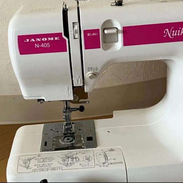 ジャノメ コンパクト電動ミシン本体 N-405 ロックカッター内蔵 ミシン JANOME ハンドクラフト 手芸 < ペット/手芸/園芸 ジャノメ コンパクト電動ミシン本体 N-405 ロックカッター内蔵 ミシン JANOME ハンドクラフト 手芸 < ペット/手芸/園芸の
