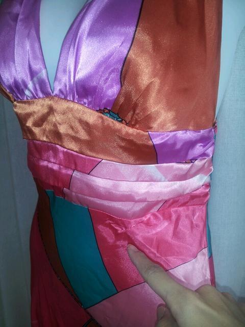 ピンクオレンジ系プッチ柄マーメイドトレーンロングドレス < 女性ファッション ピンクオレンジ系プッチ柄マーメイドトレーンロングドレス < 女性ファッションの