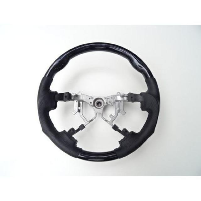 トヨタ 黒木目ブラックウッドステアリングハンドル ハイエース 200系 4型 ガングリップ < 自動車/バイク トヨタ 黒木目ブラックウッドステアリングハンドル ハイエース 200系 4型 ガングリップ < 自動車/バイク