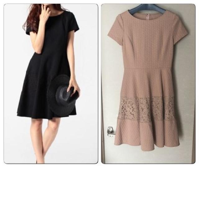 美品アナイ ブリスタJQレースフレアーワンピース38 < ブランド  美品アナイ ブリスタJQレースフレアーワンピース38  < ブランドの